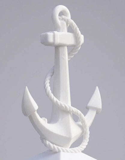 Anchor Post Cap | Nautical Fence Topper | Coastal Home Deck Finial | Beach House Decor