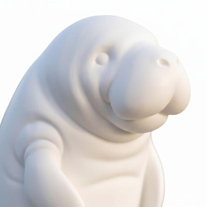 Manatee Post Cap | Decorative Fence Topper | Coastal Garden Gift | UV Resistant Outdoor Decor